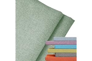 ELYSYSRL 5cm Dicke Sitzkissen Bank Bezug, Ersatzbezug für Sitzauflage, Leinen Bezug für Bankauflage Bankkissen, Gartenbank Auflage Outdoor Bezug, Waschbare Sitzauflage Kissenbezug(Grün,110x35x5cm)