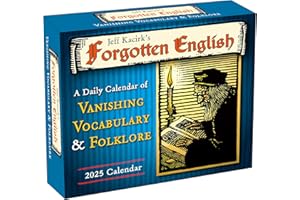 SELLERS PUBLISHING, INC. Forgotten English Desk Calendar 2025