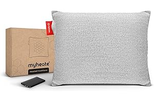 ‎MYHEATE Myheate Heizkissen Kabellos, Wärmekissen Elektrisch mit Akku, USB Wiederaufladbar, Infrarot Technologie, Heizkissen Rücken mit 3 Heizstufen, Original