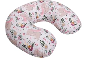 For Little Ones BREAST FEEDING MATERNITY NURSING PILLOW BABY SUPPORT AMAZING DESIGNS (pink rabbits)