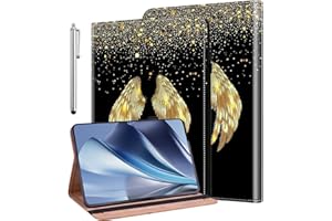 BOLELAW Étui pour Lenovo Tab P11/P11 Plus 11" 2021 TB-J616, étui de protection élégant en cuir PU de qualité supérieure pour tablette Lenovo Tab P11 Plus, Swing doré