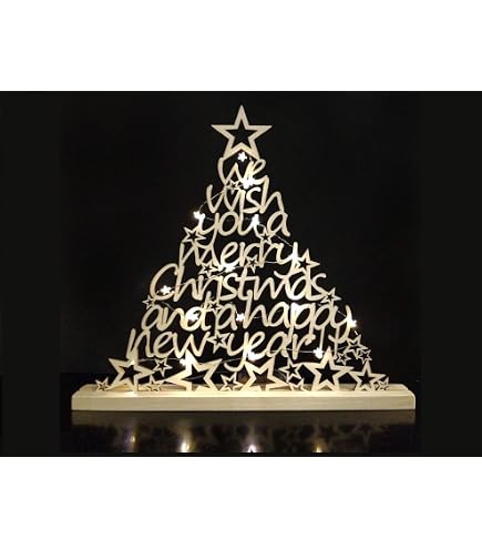 Marco Paul Set 4 Luci A Spirale Per Albero A LED Bianco Freddo - Alte 50cm Con Timer 6h - Per Interni/Esterni, Giardino, Sentieri E Decorazioni Natalizie - A Batteria