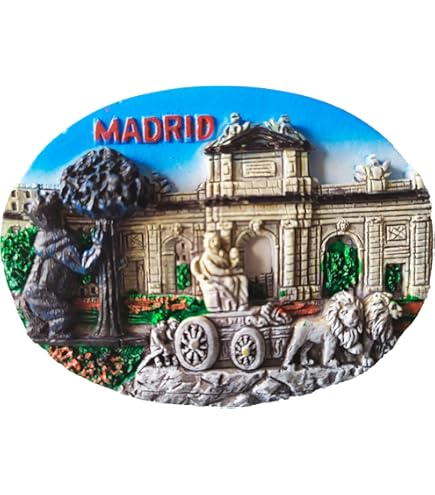 Aimant Drapeau Espagne Avec Taureau - 80x55 Mm - Laminé Brillant - Décoration Frigo & Bureau