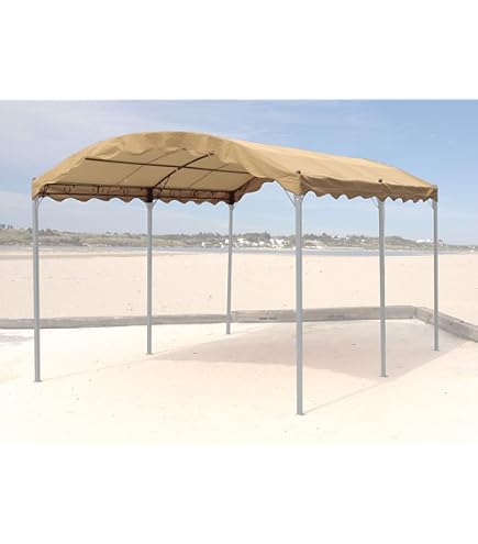 Gazebo Verdelook 2x3m In Ferro Verniciato - Copertura In Poliestere, Bianco E Grigio Antracite - Foto 7