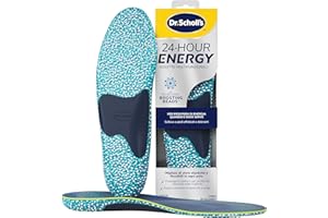 Dr. Scholl's Solette 24-Hour Energy, Solette Scarpe in Memory Foam con Tecnologia Boosting Beads, Sollievo a Piedi Affaticati e Doloranti, Supporto dell'Arco Plantare, Misura 40-47.5