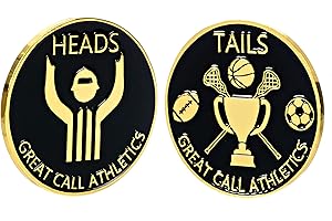 Great Call Athletics Offizielles Schiedsrichter-Flip-Münze, Fußball-, Volleyball-Lacrosse, offizielle Wahl