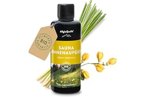 ‎ALLGÄUQUELLE NATURPRODUKTE AllgäuQuelle® Sauna Aufgussmittel mit 100% Bio Öle Jungbrunnen Ylang-Ylang Lemongrass 100ml