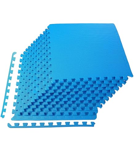 VEVOR Tappetino Puzzle ad Incastro per Palestra 25 Pezzi, Spessore 14