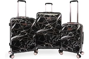 Juicy Couture Vivian 3 Piece Hardside Spinner Luggage Set