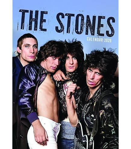 Grupo Erik Wall Calendar 2026 - The Rolling Stones Calendar - View #2