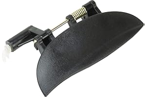 TAROS TRADE TarosTrade 59-0124-R-15345 Türgriff Vorderer Äusserer Rechts, HYUNDAI ATOS, ATOS PRIME, ABS, Schwarz