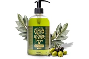 Bio Jalal sapone di Aleppo liquido 75% olio d'oliva e 25% olio di alloro 500ml sapone liquido mani corpo capelli prodotto in Turchia 500ml