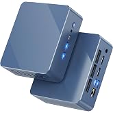 Glorlin AMD Ryzen 5 3501U Mini PC, 16GB DDR4 512GB SSD, Win-11 Pro | Radeon Vega 8, WiFi 6, BT5.3, Triple Screen 4K, Type-C,