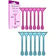 Bvienex || Women's Disposable Shaving Razor for Hair Removal & Disposable for Body for Women and Men With Nourishing White Stripe (PACK OF 12)(MULTICOLOUR)