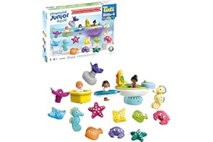 PLAYMOBIL JUNIOR & Tinti | Bunter Badespaß Adventskalender | Nachhaltiger Adventskalender mit Wasserspielzeug | Tägliche Überraschungen für Kinder ab 1 Jahr | Perfektes Weihnachtsgeschenk | 71777