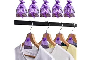 Hujinkan Lavender Bags,(10pcs) wardrobe Fresheners,Lavender Scented Closet Deodorizer Sachets,Closet Deodorizer Ener For Drawers And Closets Scents Bridal Shower Favors