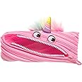 ZIPIT Unicorn Pencil Case for Girls | Pencil Pouch for School, College and Office | Cute Pencil Bag (Pink)
