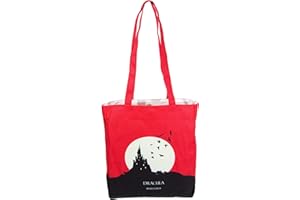 Well Read Borsa di tela Libro a Tema Meravigilie per gli amanti della letteratura - Borsa a tracolla da donna riutilizzabile amanti dei libri