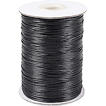 Filo Di Poliestere Cerato Nero 0.5mm - 106m Per Bracciali Macramè E Gioielli Fai Da Te - Foto 10