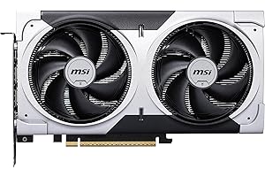‎MSI MSI GeForce RTX 5060 Ti 8G Ventus 2X OC Plus - 8GB GDDR7 (28Gbps/128-bit), PCIe 5, Boost: 2602 MHz, HDMI 2.1b, DisplayPort 2.1b, Extra Core-Pipes