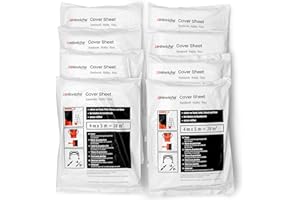 Hinrichs Uniwersalna Folia do Malowania, 4 x 5 m, 8 Sztuk, Łącznie 160 m2