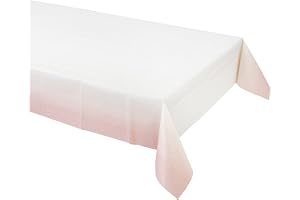 Engångs vackert rosa papper bordsskydd av talande bord