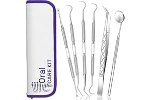 CANDURE Teeth Cleaning Plaque Removal Kit, Oral Care for Personal Use 6Pcs
