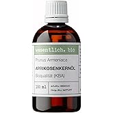 Aprikosenkernöl BIO kaltgepresst 100ml (Prunus Armeniaca) - 100% naturrein von wesentlich.
