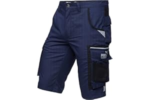 PUMA Workwear Precision X Arbeitshorts - Premium Shorts für Herren, mit vielen Taschen und Reflektoren - für Handwerk, Produktion und Baugewerbe