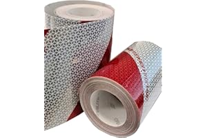 ORAFALITE ( 8,61€/m) ORALITE 5921 M KFZ Warnmarkierung 9m x 141mm Set 2 Rollen (1x links-1x rechts) DIN 30710 orafol