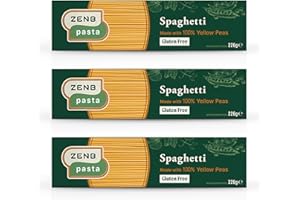 ZENB Gluten Free Spaghetti - High Protein, Coeliac and Vegan Friendly Pasta, 100% Yellow Pea Pasta - 3 Pack