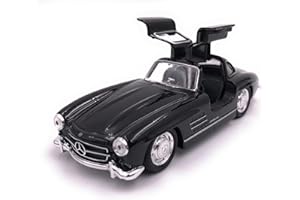 H-Customs Mercedes Benz 300 SL Modellauto Auto Lizenzprodukt 1:34-1:39 Schwarz