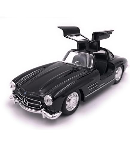 Modellauto Mercedes 300 SL Flügeltürer W198 1954 blau 1:18 Norev bei
