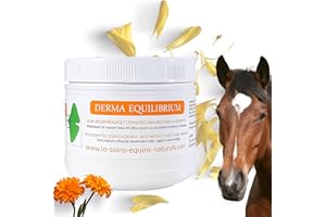 L.O. EQUILIBRIUM Derma Equilibrium - Cura Naturale della dermite nel Cavallo - Piante, Calendula, Lavanda, Cade - Anti-prurito(Derma Equilibrium 500 ml)