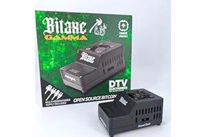 DTV ₿ ELECTRONICS DTV ELECTRONICS Bitaxe Gamma 601 Solo Bitcoin ASIC Miner – 1,2 TH/s @ 18W, bassa potenza, custodia stampata a iniezione – Tranquillo, Open-Source BTC Miner per mining domestico o individuale