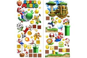 FINEDECO Mario Stickers Wall Sticker