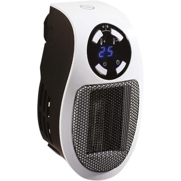 STAYWARM 500w Plugin Local (2m2) Power Heater / 2 Fan Speeds / 15 - 30C  Temperature Control / 1-12 Hour Timer / Auto Shut Off - F2210WH :  Amazon.co.uk: Health u0026 Personal Care