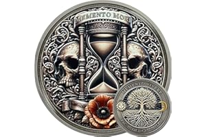 ATSKNSK Teschio a doppia testa con clessidra