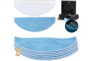 VOUPRONGZY 6 Piezas Mopas de Fregado para Cecotec Conga 7490/8290 Immortal, Recambios Lavables y Reutilizables Paños de Mopa para Cecotec Conga 8290 Immortal Ultrapower Home /7490 Immortal Home X-Treme