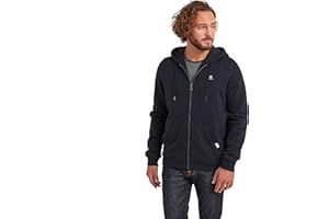 TOG24 Alden Men's Supersoft Zip-through Hoodie with Cosy Kangaroo Pocket and Chunky Drawcord Hood