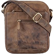 Borse A Tracolla Uomo In Pelle STILORD 'Bastian' Borsello A Mano - Main Image