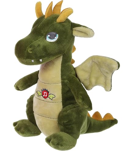 Peluche Drago Verde Uni-Toys 26 Cm – Morbido E Sostenibile Con Imbottitura Riciclata, Giocattolo Per Bambini E Collezionisti
