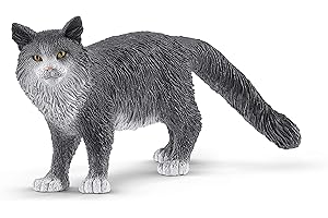 Schleich- Figura Gato Maine Coon, 4,10 cm.