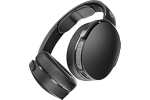 Skullcandy Hesh Evo Casque Supra-Auriculaire sans Fil, Extra Charging Cable, Autonomie 36 h, Microphone, Compatible iPhone, Android, Appareils Bluetooth - Noir