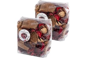 Ikea STORTSKON Scented Potpourri, Red & Brown, Berries - Set of 2 x 90g Bags