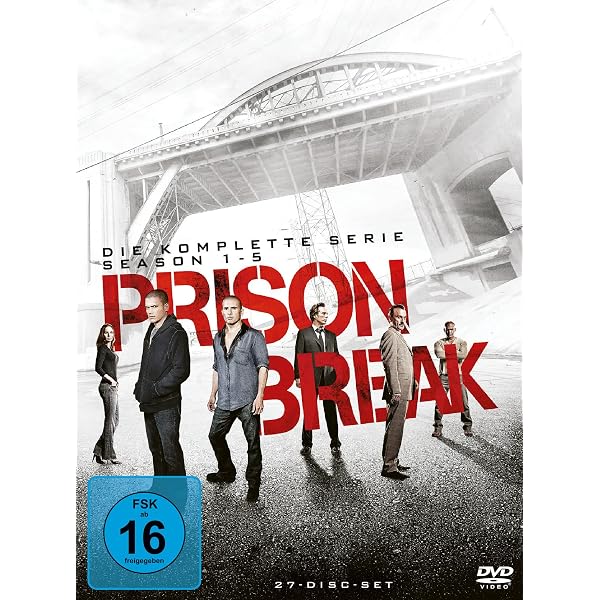 Prison Break Staffel 1-5 Complete Box DVD [Import] [Englische