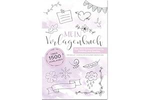 Vorlagenbuch: über 1500 Vorlagen für dein Bullet Journal | Planer | Kawaii Doodles | Schmuckelemente | Layout Elemente | easy Setups | Journal ... Tiere, Einhorn, Essen und Trinken,...