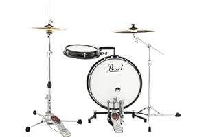 Pearl Drum Set 2-pc. Drum Kit Compact Traveler Cymbals and Hradware Not Included (PCTK1810)