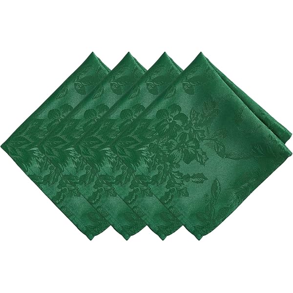 Buy ANECO 16 Pack Square Satin Napkin Bright Silk Table ...