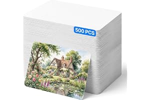 500 stycken akvarellpapper 300 g/m², akvarell vykort blanko 9,5 x 6,5 cm (B